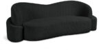 Principessa 90" Boucle Fabric Upholstered Sofa