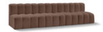 Arc 119" Vegan Leather Upholstered 4pc. Modular Sectional - Image 4