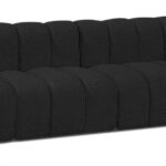 Arc 119" Boucle Fabric Upholstered 4pc. Modular Sectional