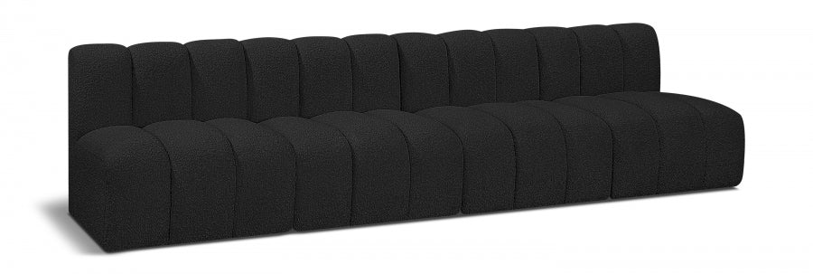 28210.jpg Arc 119" Boucle Fabric Upholstered 4pc. Modular Sectional - Image 1