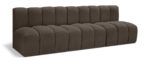 Arc 89.5" Boucle Fabric Upholstered 3pc. Modular Sectional - Image 5