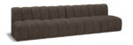 Arc 119" Boucle Fabric Upholstered 4pc. Modular Sectional - Image 5