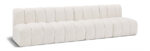 Arc 119" Boucle Fabric Upholstered 4pc. Modular Sectional - Image 4