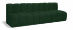 Arc 89.5" Boucle Fabric Upholstered 3pc. Modular Sectional - Image 3