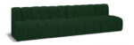 Arc 119" Boucle Fabric Upholstered 4pc. Modular Sectional - Image 3