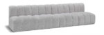 Arc 119" Boucle Fabric Upholstered 4pc. Modular Sectional - Image 2