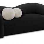 Kali 62" Faux Shearling Teddy Fabric Upholstered Loveseat