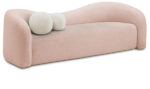 Kali 86" Faux Shearling Teddy Fabric Upholstered Sofa - Image 4