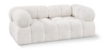 Ames 68" Boucle Fabric Upholstered 2pc. Modular Loveseat - Image 4