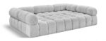 Ames 102" Boucle Fabric Upholstered 6pc. Modular Sectional - Image 2