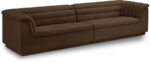 Cascade 118" Velvet Upholstered Fabric Upholstered Sofa - Image 4