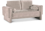 Madeline 65" Chenille Fabric Upholstered Loveseat - Image 4