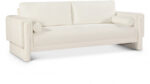 Madeline 89" Chenille Fabric Upholstered Sofa - Image 5