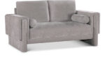 Madeline 65" Chenille Fabric Upholstered Loveseat - Image 2