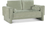 Madeline 65" Chenille Fabric Upholstered Loveseat - Image 6