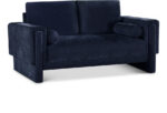 Madeline 65" Chenille Fabric Upholstered Loveseat - Image 3