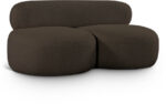 Venti 65" Boucle Fabric Upholstered Loveseat - Image 5