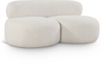 Venti 65" Boucle Fabric Upholstered Loveseat - Image 4