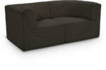 Ollie 68" Boucle Fabric Upholstered 2pc. Modular Loveseat - Image 5