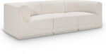Ollie 98" Boucle Fabric Upholstered 3pc. Modular Sofa - Image 4