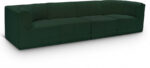 Ollie 128" Boucle Fabric Upholstered 4pc. Modular Sofa - Image 3