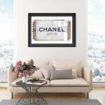 ADMIT ONE Faubourg Clean - Displayed in a shadowbox