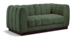 Quinn 69" Chenille Fabric Upholstered 2pc. Modular Loveseat - Image 3