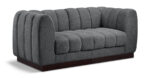 Quinn 69" Chenille Fabric Upholstered 2pc. Modular Loveseat