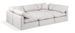 Indulge 105" Vegan Leather Upholstered 6pc. Modular Sectional - Image 3