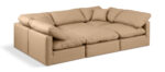 Indulge 105" Vegan Leather Upholstered 6pc. Modular Sectional - Image 5