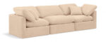 Indulge 105" Velvet Upholstered 3pc. Modular Sofa - Image 4