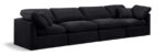 Indulge 140" Velvet Upholstered 4pc. Modular Sofa