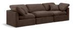 Indulge 105" Velvet Upholstered 3pc. Modular Sofa - Image 6