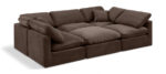Indulge 105" Velvet Upholstered 6pc. Modular Sectional - Image 6