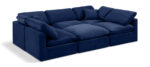 Indulge 105" Velvet Upholstered 6pc. Modular Sectional - Image 3