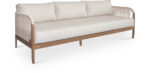 Maui 88" Water Resistant Fabric Upholstered Outdoor Patio Sofa - Image 2