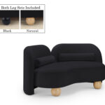 Daphne 64" Velvet Upholstered Loveseat