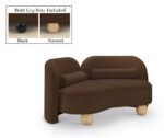 Daphne 64" Velvet Upholstered Loveseat - Image 4