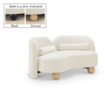 Daphne 64" Velvet Upholstered Loveseat - Image 3