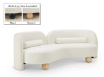 Daphne 89" Velvet Upholstered Sofa - Image 3