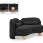 Daphne 64" Boucle Fabric Upholstered Loveseat