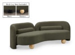 Daphne 89" Boucle Fabric Upholstered Sofa - Image 4
