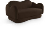 Bloom 58" Teddy Fabric Upholstered Loveseat - Image 6