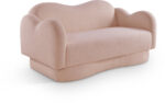 Bloom 58" Teddy Fabric Upholstered Loveseat - Image 5