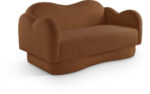 Bloom 58" Teddy Fabric Upholstered Loveseat - Image 7