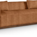 Mallina 90.5" Vegan Leather Upholstered Sofa