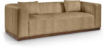 Mallina 90.5" Vegan Leather Upholstered Sofa - Image 5
