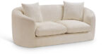 Penelope 66.5" Chenille Fabric Upholstered Loveseat - Image 5