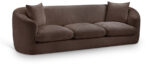Penelope 92.5" Chenille Fabric Upholstered Sofa - Image 9