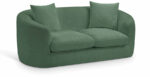 Penelope 66.5" Chenille Fabric Upholstered Loveseat - Image 6